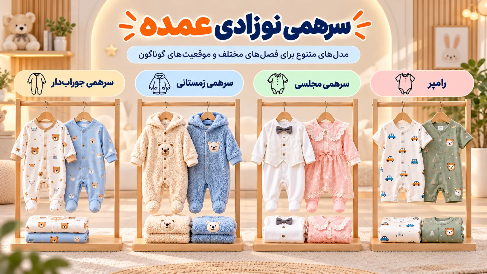 خرید عمده سرهمی نوزادی از لینک ویترین